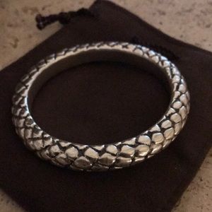 Sterling silver bangle bracelet